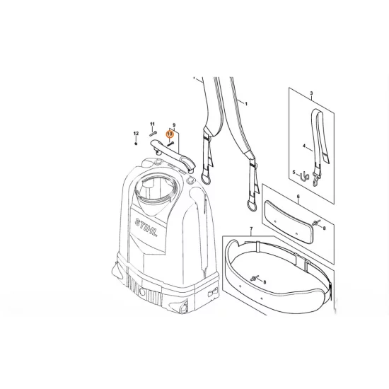 STIHL  Śruba z łbem cylindrycznym IS-P5x25 9074 477 4190